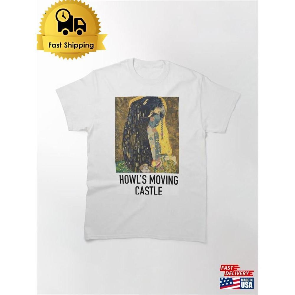 Howls Moving Castle Anime Classic T-Shirt Unisex